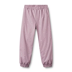 Wheat Thermo rain pants Um - Soft lilac flowers